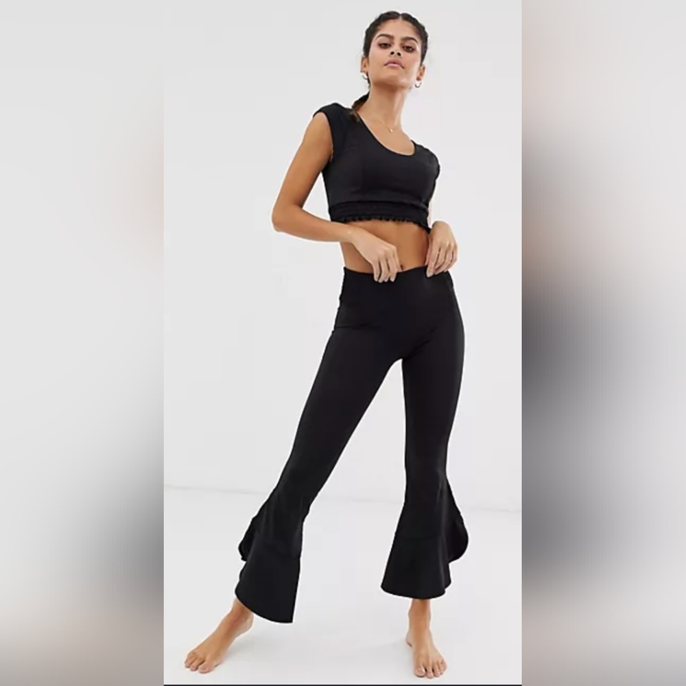 Brand New Free People FP MOVEMENT Black Starlight Legging Pant